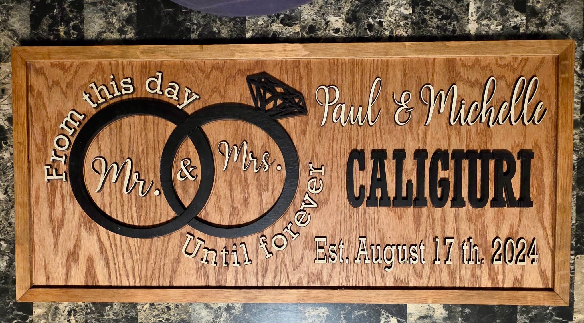 Wedding Plaque