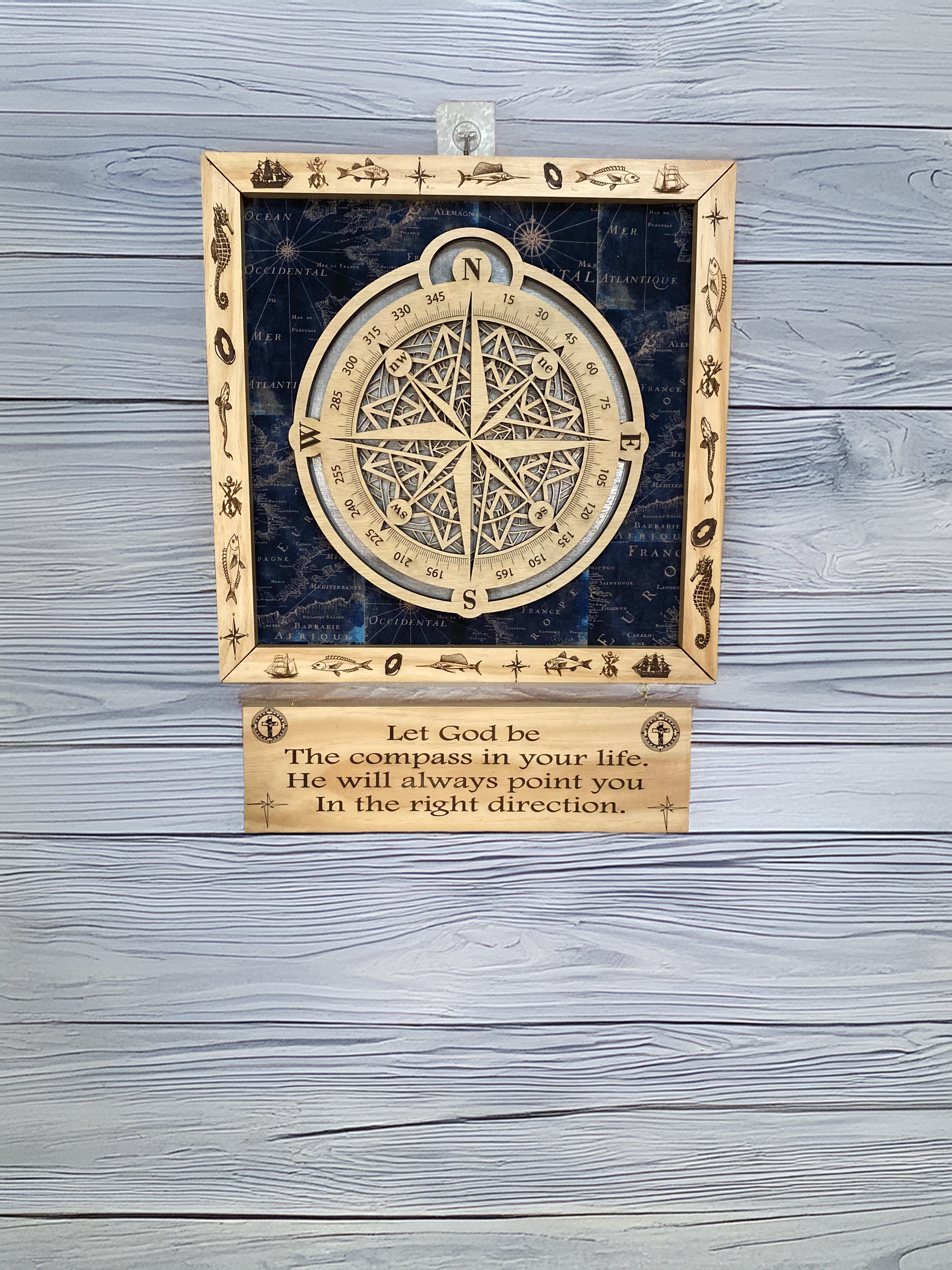 Compass Wall Decor